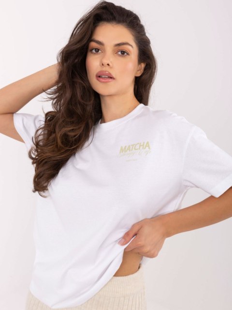 T-shirt D12022M02645R biały XL