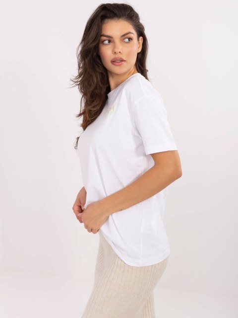 T-shirt D12022M02645R biały XL