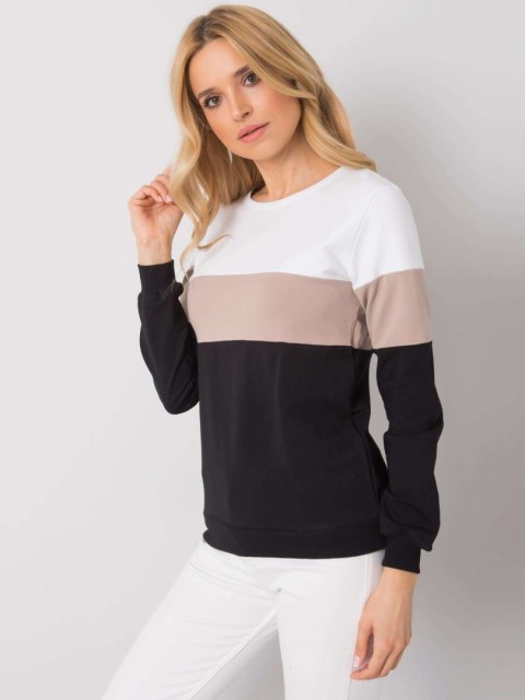 Bluza RV-BL-5787.15X czarno-beżowy S