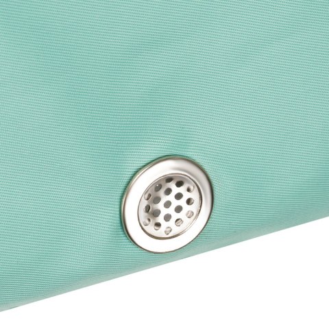 Miętowo-różowa, weekendowa torba podróżna z komorą termiczną na obuwie - Peterson