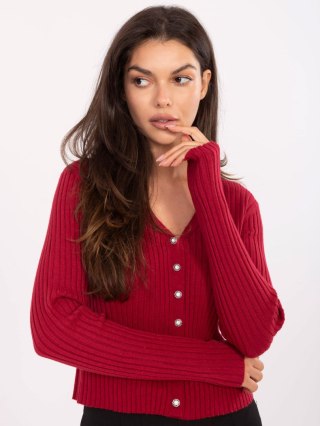 Sweter PM-SW-R1639.27 bordowy L/XL