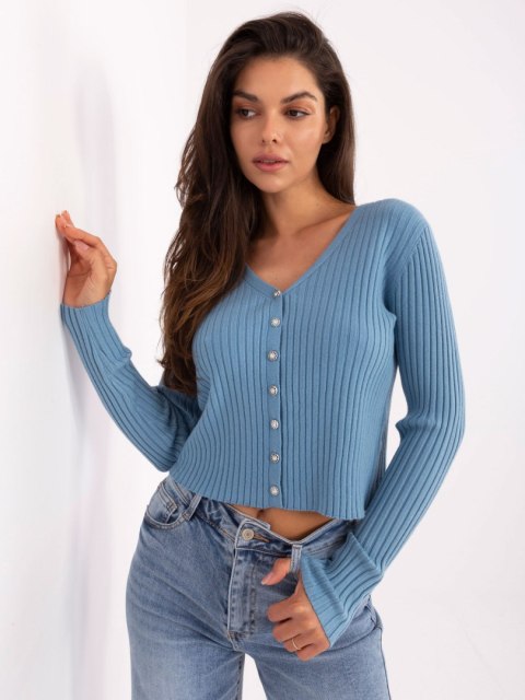 Sweter PM-SW-R1639.27 jasny niebieski L/XL