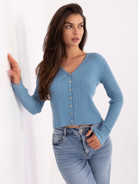 Sweter PM-SW-R1639.27 jasny niebieski L/XL