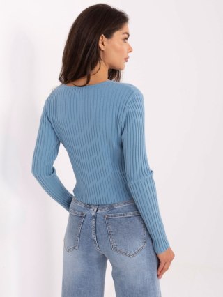 Sweter PM-SW-R1639.27 jasny niebieski S/M