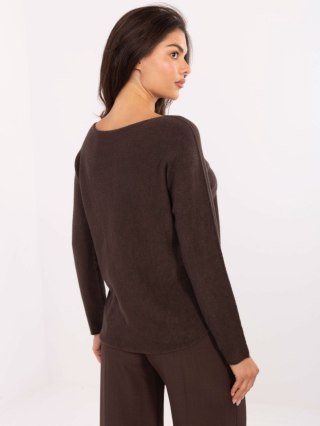 Sweter IT-SW-2219.63 ciemny brązowy