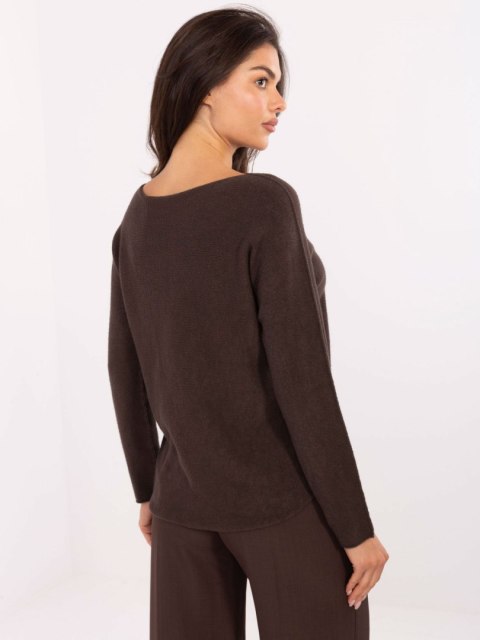 Sweter IT-SW-2219.63 ciemny brązowy