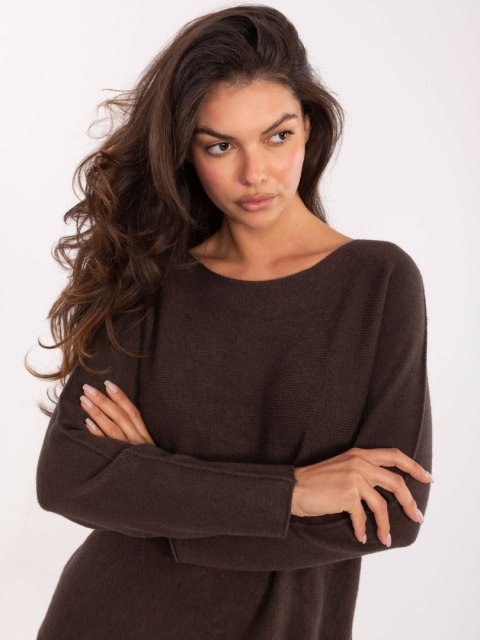 Sweter IT-SW-2219.63 ciemny brązowy