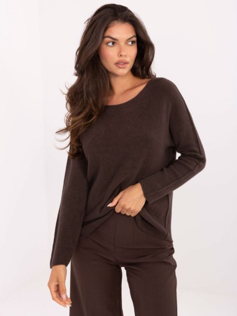 Sweter IT-SW-2219.63 ciemny brązowy