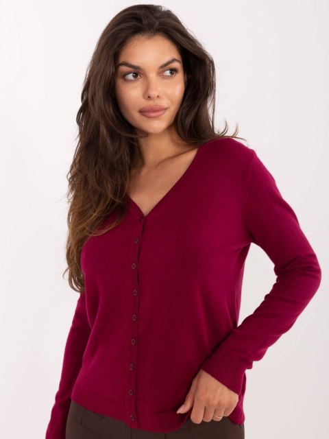 Sweter PM-SW-M1620.68 bordowy L/XL