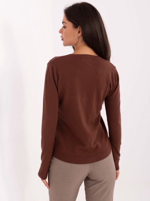 Sweter PM-SW-M1620.68 brązowy L/XL