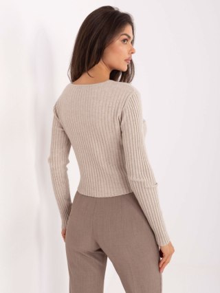 Sweter PM-SW-R1639.27 beżowy S/M