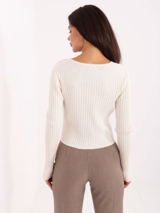 Sweter PM-SW-R1639.27 ecru S/M