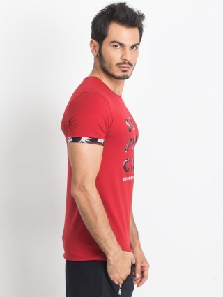 T-shirt 298-TS-TL-87307.02X czerwony S