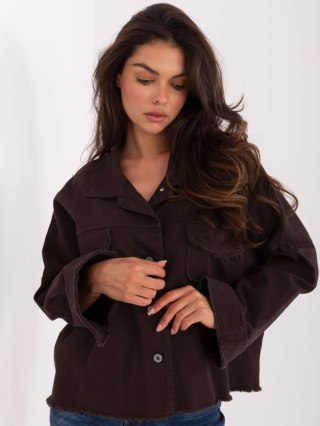 Koszula IT-KS-FL5779.87 ciemny brązowy