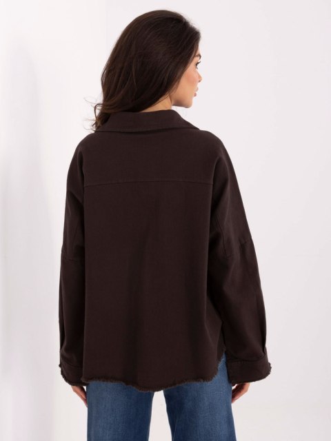 Koszula IT-KS-FL5779.87 ciemny brązowy