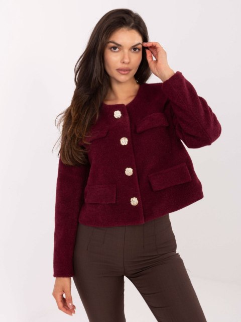Kurtka IT-KR-FL9586.64 bordowy L/XL