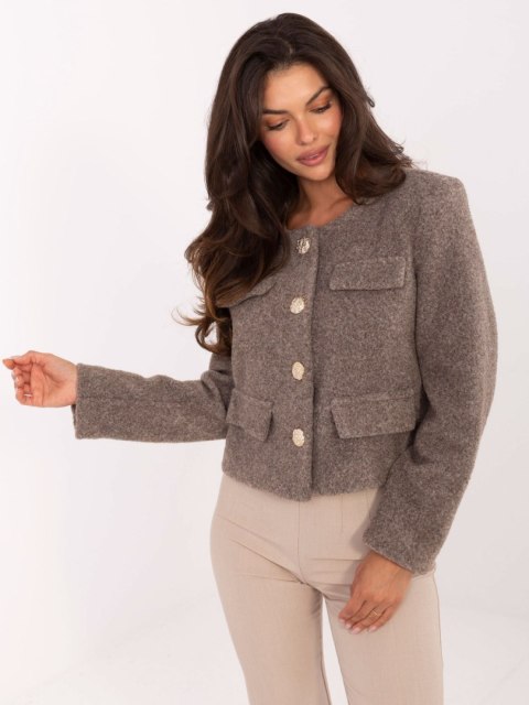 Kurtka IT-KR-FL9586.64 ciemny bezowy L/XL