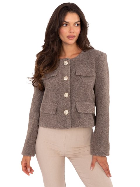 Kurtka IT-KR-FL9586.64 ciemny bezowy L/XL