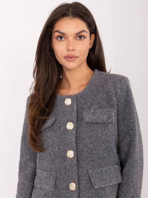 Kurtka IT-KR-FL9586.64 ciemny szary L/XL