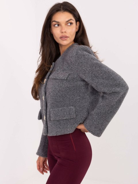 Kurtka IT-KR-FL9586.64 ciemny szary L/XL