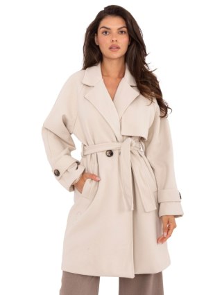 Płaszcz IT-PL-A9589.58 jasny beżowy