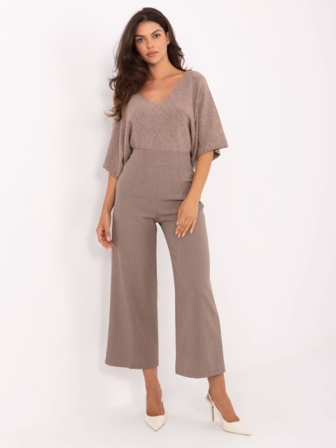 Spodnie IT-SP-FL9068.96 ciemny bezowy S