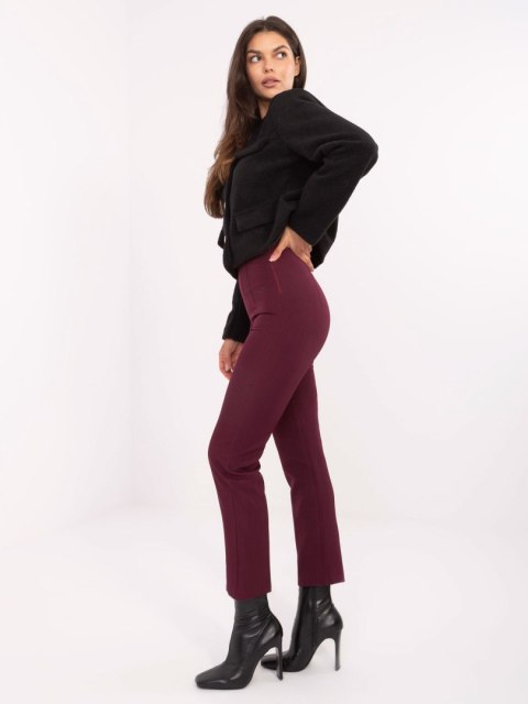 Spodnie IT-SP-FL9069.00 bordowy XL