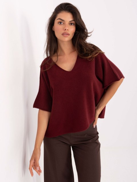 Sweter IT-SW-2202.52 bordowy