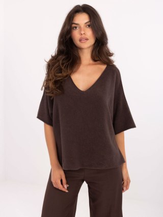 Sweter IT-SW-2202.52 ciemny brązowy