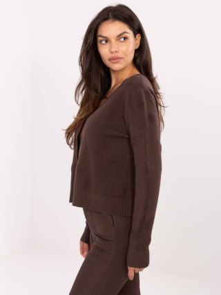 Sweter IT-SW-98300.69 ciemny brązowy