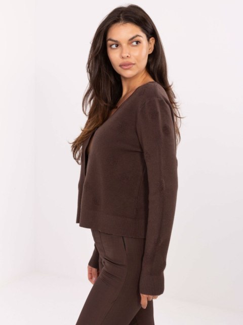 Sweter IT-SW-98300.69 ciemny brązowy