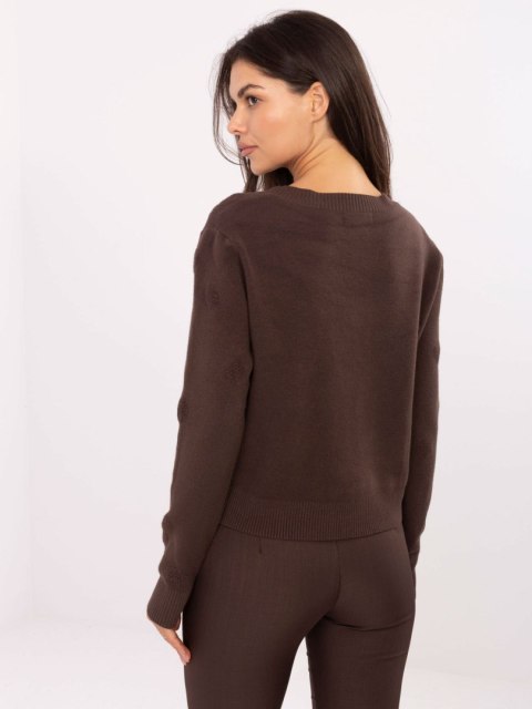 Sweter IT-SW-98300.69 ciemny brązowy