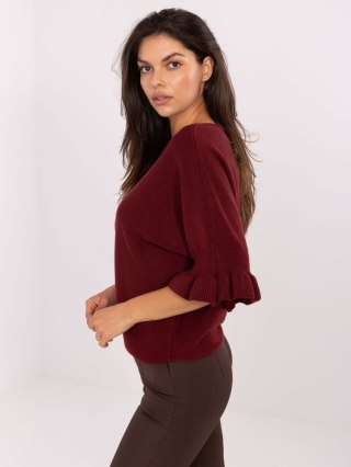 Sweter IT-SW-99244.65 bordowy