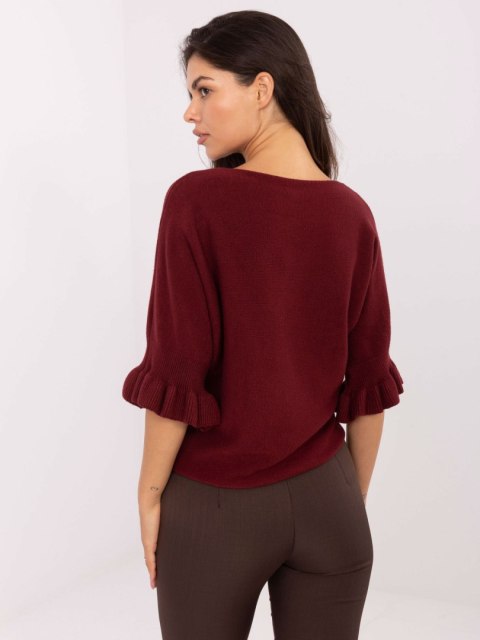 Sweter IT-SW-99244.65 bordowy