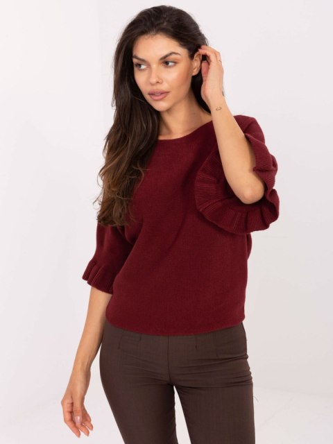 Sweter IT-SW-99244.65 bordowy