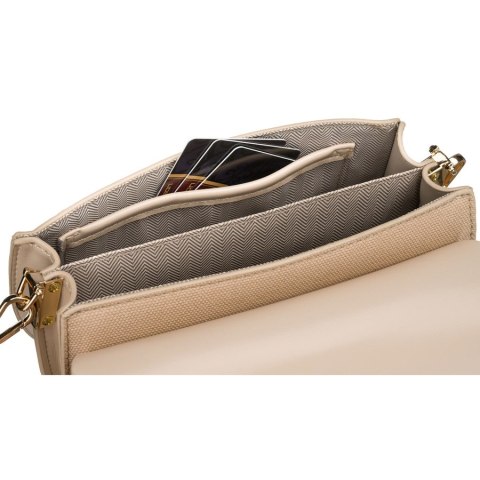 mała beżowa torebka damska Peterson crossbody
