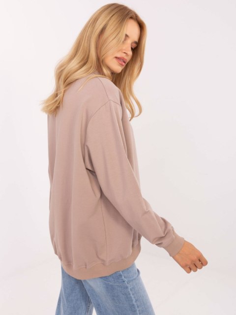 Bluza RV-BL-5185.79P ciemny bezowy L/XL