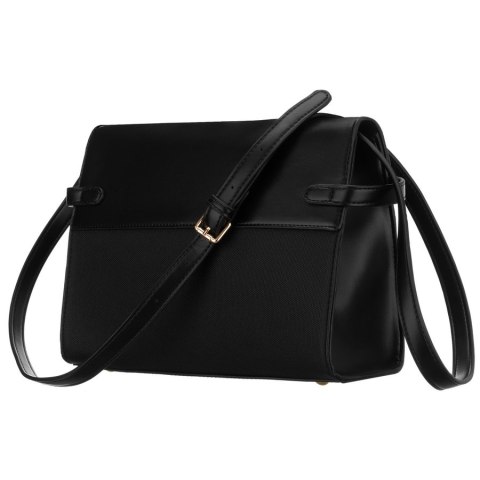 stylowa czarna listonoszka damska na ramię i crossbody