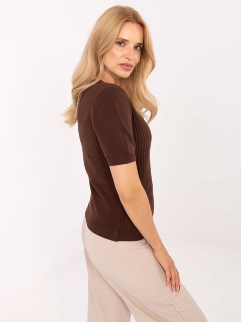 Sweter PM-SW-PM-5053.39 ciemny brązowy S/M