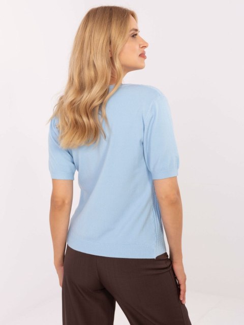 Sweter PM-SW-PM-5053.39 jasny niebieski M/L