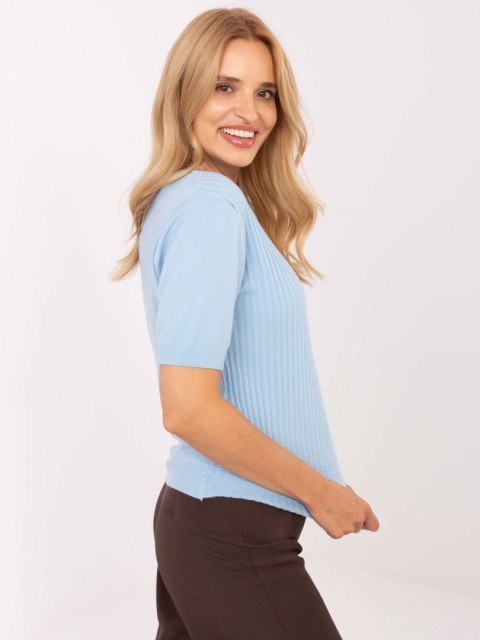 Sweter PM-SW-PM-5053.39 jasny niebieski M/L