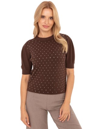 Sweter PM-SW-PM-5060.06 brązowy S/M