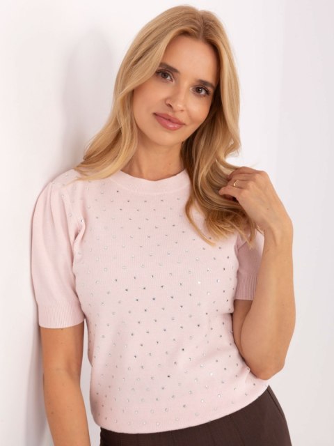 Sweter PM-SW-PM-5060.06 jasny różowy M/L