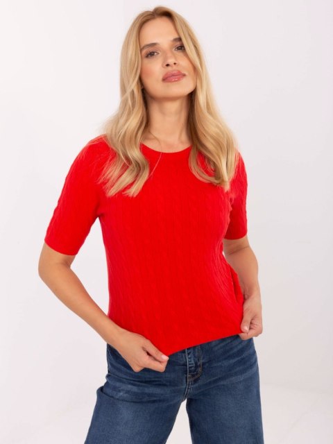 Sweter PM-SW-PM-5065.28 czerwony S/M