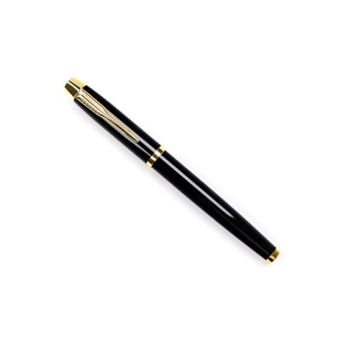 Elegancki zestaw prezentowy: czarny notes A5 i długopis z czarnym wkładem - Peterson