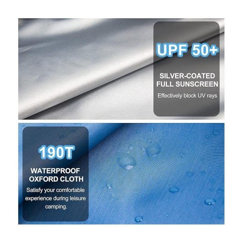 Namiot kempingowy składany 2-3 osobowy 200x140x115cm BAL12N