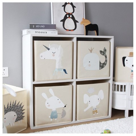 Pojemnik na zabawki sztywny, BOHO, piesek 33x33x33cm OR103WZ1 Pojemnik na zabawki sztywny, BOHO, piesek 33x33x33cm OR103WZ1