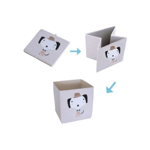 Pojemnik na zabawki sztywny, BOHO, piesek 33x33x33cm OR103WZ1 Pojemnik na zabawki sztywny, BOHO, piesek 33x33x33cm OR103WZ1