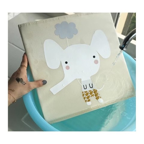 Pojemnik na zabawki sztywny, BOHO, piesek 33x33x33cm OR103WZ1 Pojemnik na zabawki sztywny, BOHO, piesek 33x33x33cm OR103WZ1