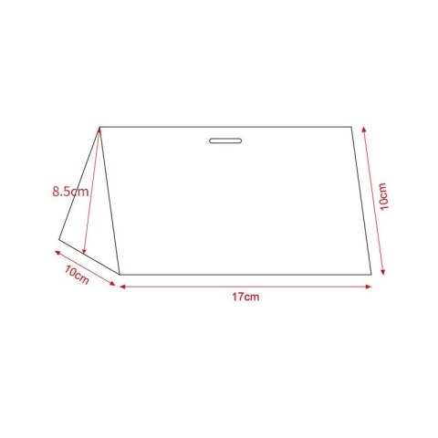 Pudełko PREZENTOWE ozdobne czerwone, MERRY CHRISTMAS z kokardą 17x10x8,5 cm OPO36